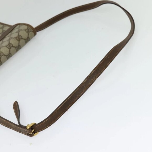 GUCCI GG Supreme Shoulder Bag PVC Beige Gold 004 904 0671 Auth - Picture 10 of 14